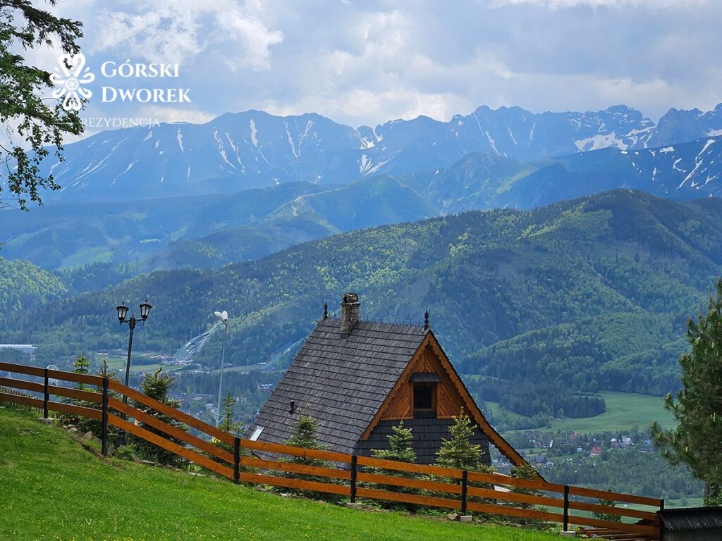 widok na Tatry wiosną